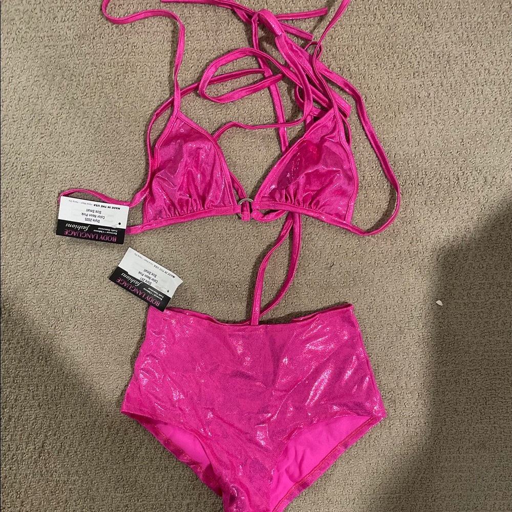 Dolls kill hot pink rave set